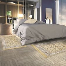 ZAFFIRO - TAPPETO CLASSICO PARURE SCENDILETTO PERSIANO ELEGANTE - 492 GIALLO ORO