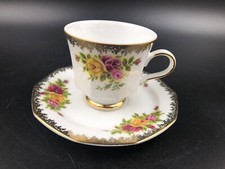 TAZZA CAFFE' MOKA PORCELLANA WINTERLING MARKTLEUTHEN BAVARIA FLORIALI ORO    