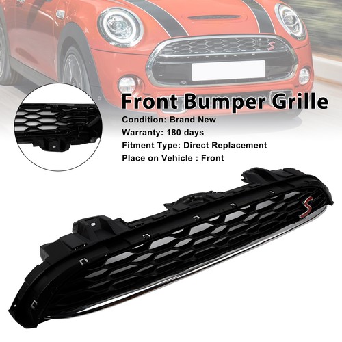 Black front mesh grille grill - grille,