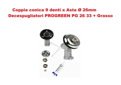 Coppia conica asta ø26 - coppia, 9