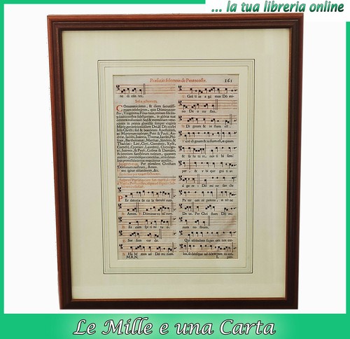 Antico foglio inquadrato