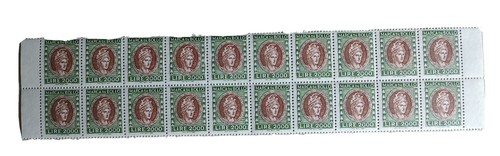 Marche bollo lire 2000 - marche,