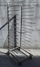 carrello acciaio porta teglie