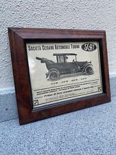 ?Insegna Quadro SCAT FIAT Vintage Modernariato Home Decor Epoca Pubblicitaria
