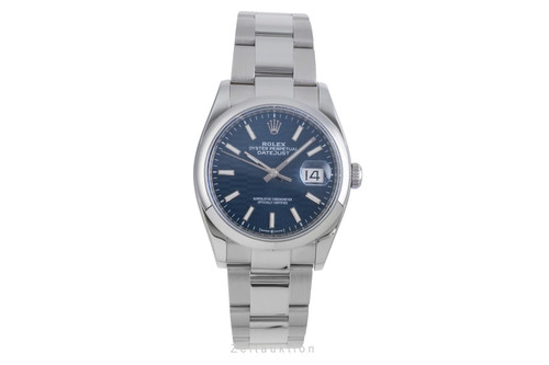 Rolex datejust blue dial - datejust, 36