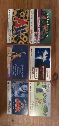 Carte telefoniche rare lotto - carte,