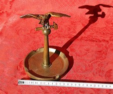 Posacenere in ottone/bronzo con Aquila  altezza 19 Cm. diametro 12 cm