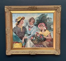 Olio su tela originale europeo
