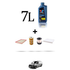 HOFFCAR Kit tagliando 4 FILTRI