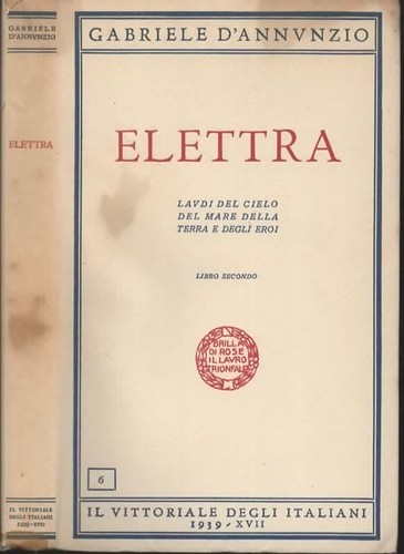 Libri annunzio elettra laudi - d'annunzio,