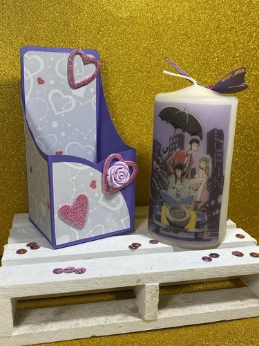 Candela con confezione