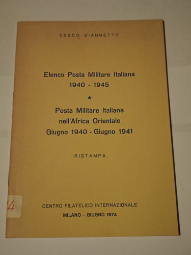 Elenco posta militare - , italiana