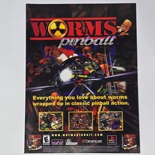 Worms pinball sega dreamcast - worms,