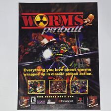 Worms Pinball Sega Dreamcast