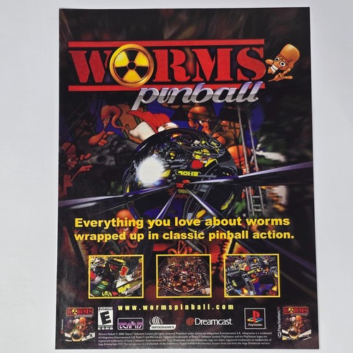 Worms pinball sega - worms,