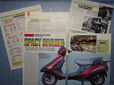 MOTOSPRINT992-PROVA /TEST-1992- HONDA CH 125 SPACY - PROVA VERITA' - 5 fogli