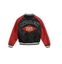 Bomber Uomo Avirex Rosso Nero