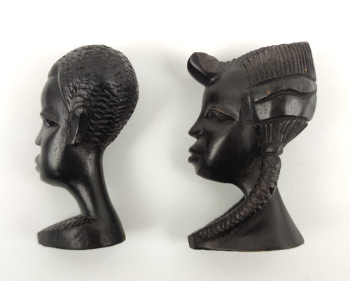 Coppia sculture legno - coppia, in