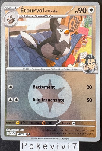 Carte pokemon etourvol 169 217 - pokemon, 169/217