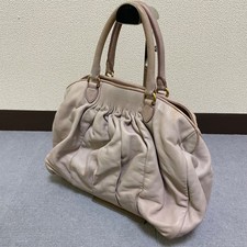 Borsa totebag Miu Miu in pelle