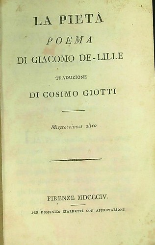 Pieta prima edizione - pieta',