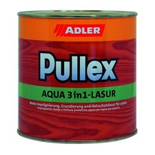 Pullex AQUA-3in1 LASUR  Finitura TRASPARENTE/PIGMENTATA al ACQUA per legno ADLER
