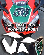 numberplate set fits aprilia