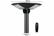 Faro led solare sensore movimento 150w luce fredda lampione giardino telecomando