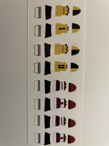 Decal miniature subbuteo - miniature,