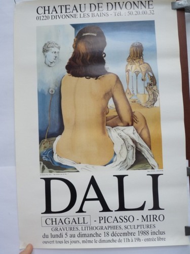 Affiche salvador dali - affiche,