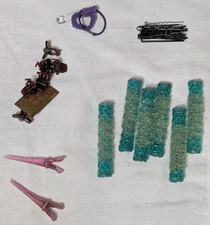 LOTTO BIGODINI MOLLETTE ELASTICI FORCINE VINTAGE!!