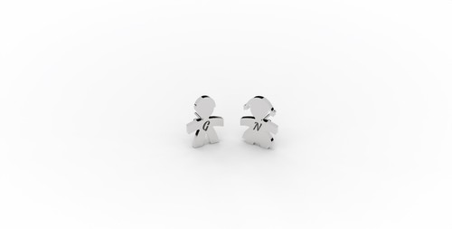 Orecchini bimbi argento - orecchini,