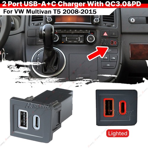 Presa caricabatterie auto - presa, dual