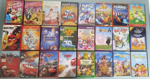 Lotto dvd cartoni animati - cartoni,