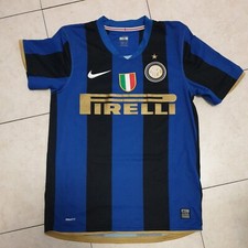 Maglia Inter Shirt  Maillot santon 39 nike home 2008- 2009 rif 27