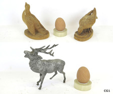 TRE SCULTURE DI ANIMALI IN