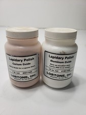 Lotto di 2 Lortone Lucidante Lapidario Ossido di Cerio e Lucidante Lapidario Ossido di Alluminio