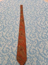 CRAVATTA Enrico  Coveri 100% SETA TIE SILK CORBATA MADE IN  Italy VINTAGE M1
