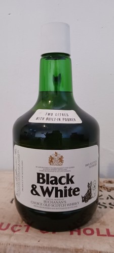 Whisky black white - black,
