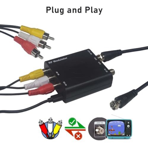 Rca modulatore rf - f??r,