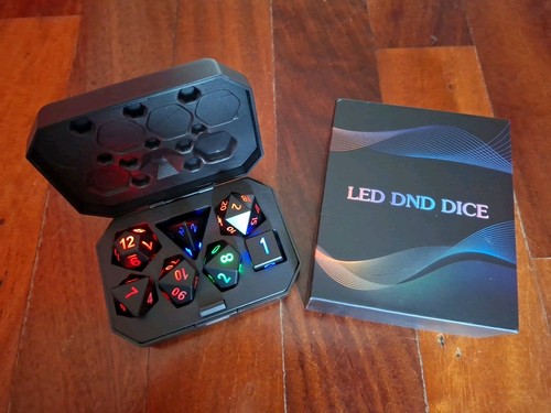 Led dnd dice set dadi - dnd,