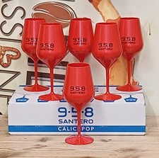 6 Calici / Bicchieri Santero