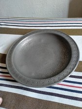 piatto peltro centrotavola Mazzucco peltri d'arte