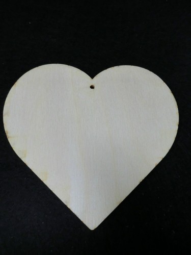 Decorazione cuore legno forato - legno,