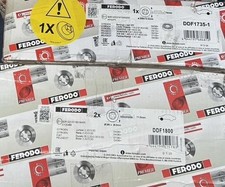 DDF1800 Kit 2 dischi freno Ferodo Anteriore per CITROEN JUMPER II FIAT DUCATO P