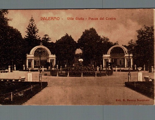 Palermo villa giulia - villa, piazza