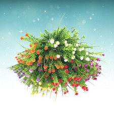  6 Pcs Erba Finta Piante