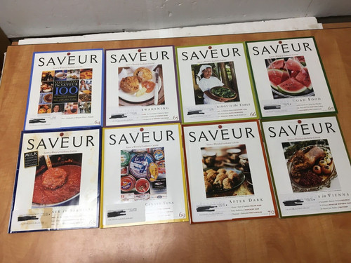 2003 saveur magazine lot 8 - saveur,