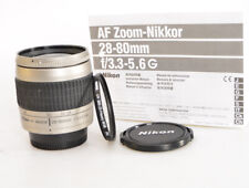 Nikon AF Nikkor 28-80 mm zoom 1:3.3-5.6 G ⭐ attacco AF ⭐ analogico/digitale ⭐ (7544)