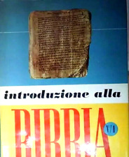 INTRODUZIONE ALLA BIBBIA V/I